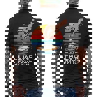 Retro Baking Housewife Vintage Cooking Recipes Kitchen Men's Back Print T-Shirt | Mazezy