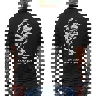 Retro Bonsai Tree Japanese Culture Gardener Nature Lover Men's Back Print T-Shirt | Mazezy