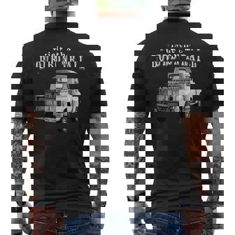 Retro Bourbon Trail Hunter Kentucky Whiskey Drinking Men's Back Print T-Shirt | Mazezy