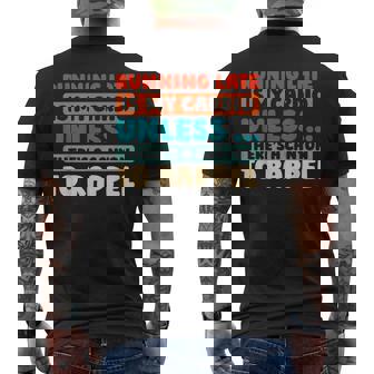 Retro Canyoning Climbing Outdoor Vintage Canyoning Men's Back Print T-Shirt | Mazezy