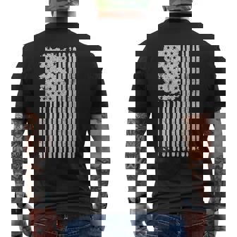 Retro Drum Stick Lover Percussionist Drummers Drumming Men's Back Print T-Shirt | Mazezy