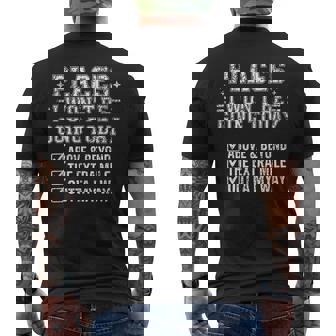 Retro Places I Won't Be Going Today Above & Beyond Men's T-shirt Back Print - Monsterry