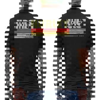 Retro Hurley Home State Cool 70s 80s Style Sunset Men's Back Print T-Shirt | Mazezy