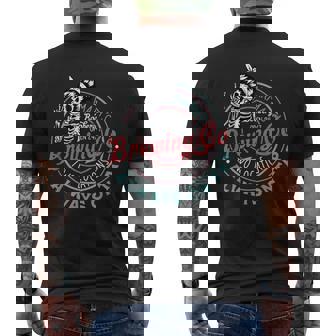 Retro Mama's Boobery Brewing Co Breastfeeding Skeleton Men's T-shirt Back Print - Thegiftio