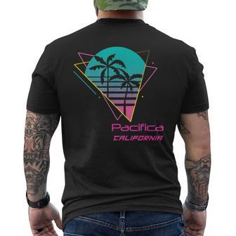 Retro Pacifica California T-shirt imprimé au dos - Cadeauxyz
