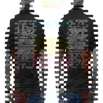 Retro Stevie Frist Name I Love Stevie 80'S Vintage Men's T-shirt Back Print | Seseable UK