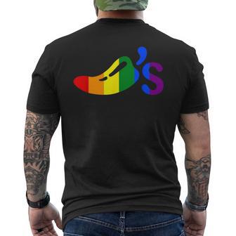 Retro Vintage Chili's Pride Logo Classic Men's T-shirt Back Print - Thegiftio UK