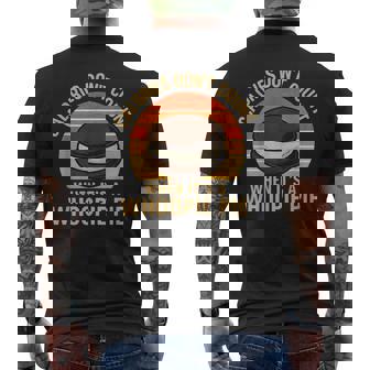 Retro Vintage Whoopie Pie Maine Dessert Lovers Men's Back Print T-Shirt | Mazezy