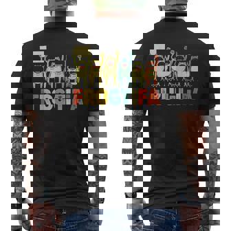 Ribbit Against The Machine Portland Frog Resist Men's T-shirt Back Print | Seseable CA