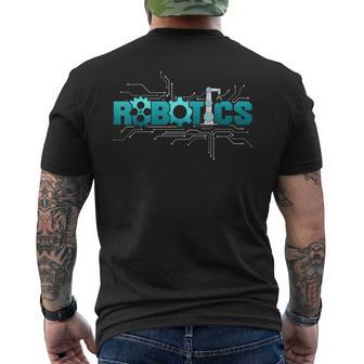 Robot Robotics Engineer Robotics Men's T-shirt Back Print - Thegiftio UK