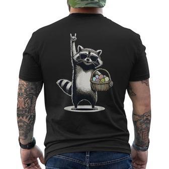 Rochers De Raton Laveur De Pâques Chasse Aux Œufs De Pâques Drôle T-shirt imprimé au dos - Cadeauxyz
