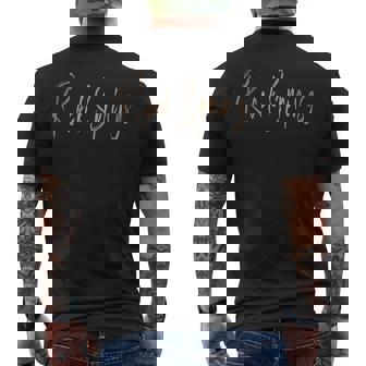 Rock Springs Wyoming Vintage Elegant Tank Top Men's Back Print T-Shirt | Mazezy