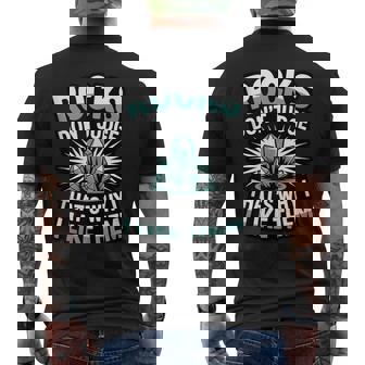 Rocks Don’t Judge That’s Why I Like Them Rockhound Geology Tank Top Men's Back Print T-Shirt | Mazezy