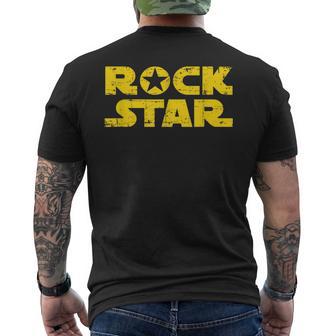 Rocktar ロックスターになるために生まれたギフト メンズTシャツ バックプリント - Kawaiitshirt