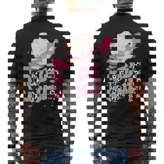 Rodeo Momma Pink Cowgirl 1St Birthday Family Matching Men's T-shirt Back Print - Thegiftio