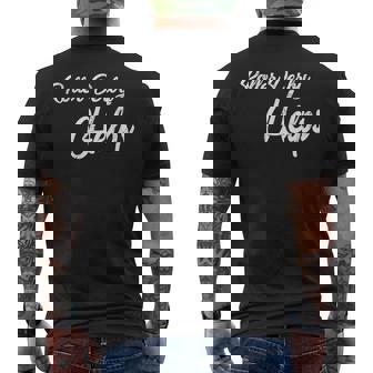 Roller Derby Helps For Roller Derby Players T-Shirt Men's Back Print T-Shirt | Mazezy