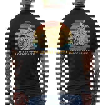 Rolling Fatties Dog Pug Meme For Womes Pun Men's T-shirt Back Print | Seseable CA