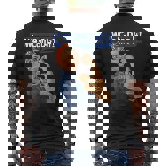 We Can Do It Rosie The Riveter Feminist Wwii Rosey Rosy Men's T-shirt Back Print - Thegiftio