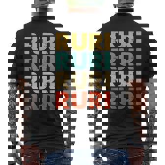 Ruri 瑠璃 メンズTシャツ バックプリント - Kawaiitshirt