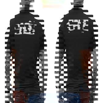 Sage Tank Top Men's Back Print T-Shirt | Mazezy