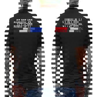 Saint-Priest-En-Jarez France Flag French City Pride Men's Back Print T-Shirt | Mazezy