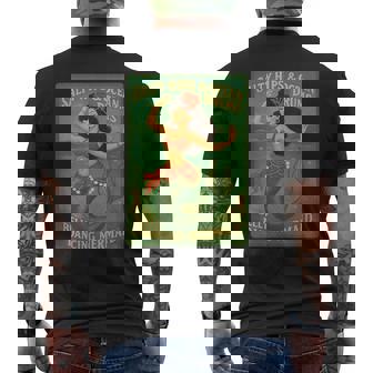 Salty HIPS And Ocean Drums Belly Dancing Mermaid Men's Back Print T-Shirt | Mazezy