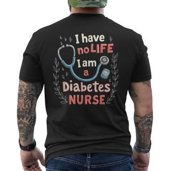Salud Endocrinología Tratamiento Enfermera De Diabetes Camiseta Hombre Estampado Espalda - Regaloses