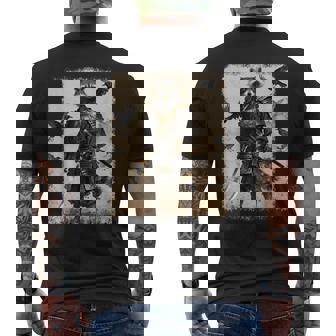 Samurai Raton Laveur Graphique Anime Pour Homme Guerrier Japonais T-shirt imprimé au dos - Cadeauxyz