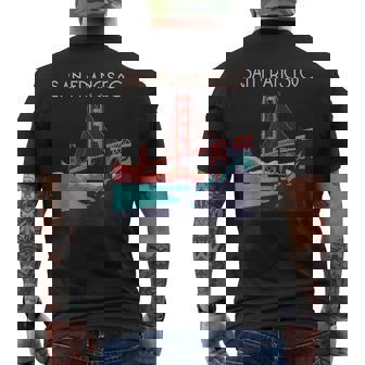 San Francisco Californie Golden Gate Bridgeacances T-shirt imprimé au dos - Cadeauxyz