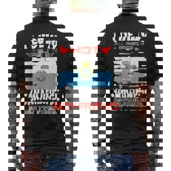 San Marino I Love My Hot Sanmarinese Boyfriend Men's Back Print T-Shirt | Mazezy