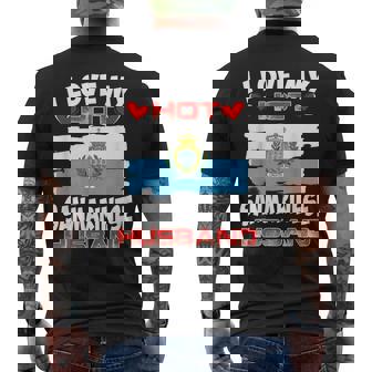 San Marino I Love My Hot Sanmarinese Husband Men's Back Print T-Shirt | Mazezy