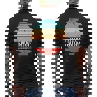 Sanandaj Iran City Trip Men's Back Print T-Shirt | Mazezy