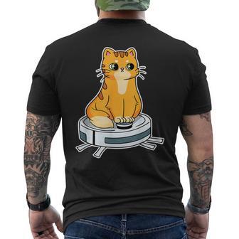 Saugroboter Katze Kätzchen I Robotertaubsaugeraugroboter T-Shirt mit Rückendruck - Geschenkecke