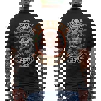 Save A Tree Eat A Beaver Animal Beaver Lovers Nature Beaver Men's T-shirt Back Print | Seseable CA