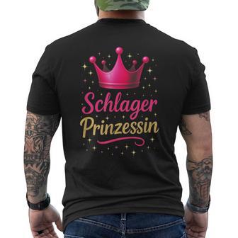 Schlager Prinzessin -Chlager Festival T-Shirt mit Rückendruck - Geschenkecke