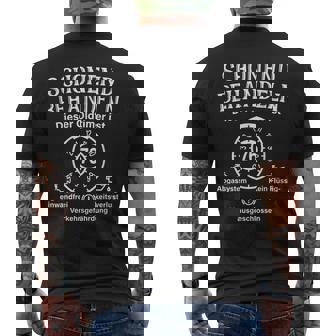 Schonend Behandeln Oldtimer Ist 76 Plakette 76 Geburtstag T-Shirt mit Rückendruck - Seseable