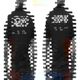 Scorpio Rising Astrology Horoscope Men's Back Print T-Shirt | Mazezy