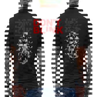 Scp-173 – Don't Blink メンズTシャツ バックプリント - Kawaiitshirt