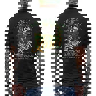 Scurry In Loser Were Going Dumpster Diving Thrifting Tank Top Men's Back Print T-Shirt | Mazezy