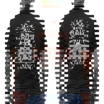 Senior 2026 Class Of 26 Coquette Pink Bow Graduation Grandma Men's Back Print T-Shirt | Mazezy