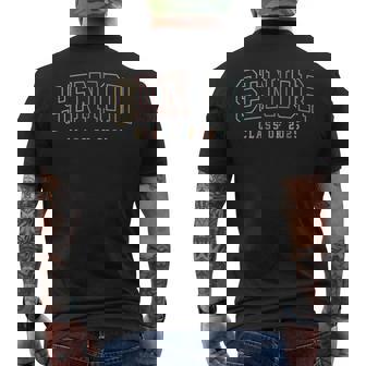 Senior Class Of 2025 Senior 2025 Grad For Senior Men's Back Print T-Shirt | Mazezy