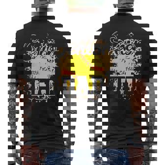 Senior Dad Baseball Class Of 2026 Player Graduation Family Men's Back Print T-Shirt | Mazezy