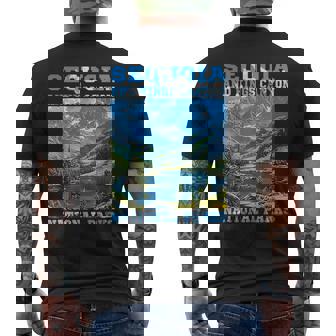 Sequoia Kings Canyon National Parks Hiking Outdoor Men's Back Print T-Shirt | Mazezy