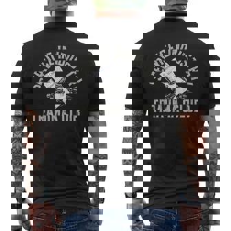 Service Industry Trauma Club Server Bartender Skeleton Men's Back Print T-Shirt | Mazezy