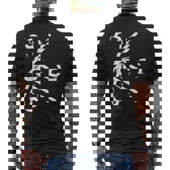 Shanti Om Peace Yoga メンズTシャツ バックプリント - Kawaiitshirt