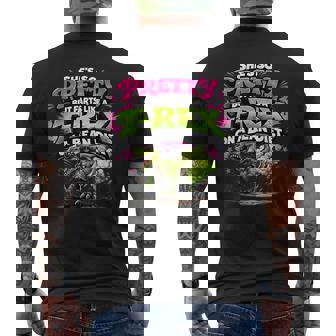 She's So Pretty But She Farts Like A T-Rex On A Bean Diet Men's T-shirt Back Print - Monsterry