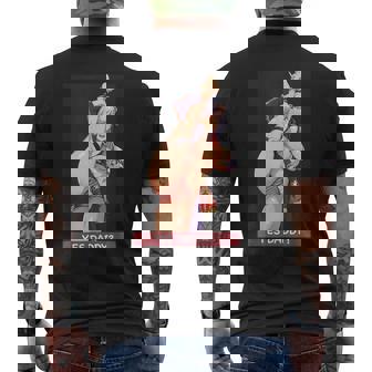 Shy Submissive Anime Lewd Waifu Yes Daddy JA251009D01V02 Men's Back Print T-Shirt | Mazezy