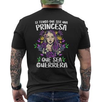 Si Tengo Queer Una Princesa Queea Guerrera 8 Marzo Día D In Mangas Camiseta Hombre Estampado Espalda - Regaloses