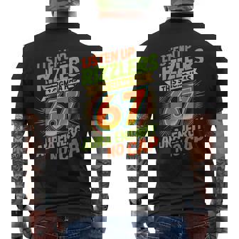 Sigma Has 67 Aura Number 67Th Aura Farming Ice Cream Drip Men's T-shirt Back Print | Seseable UK