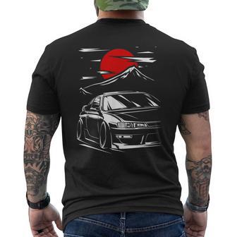 Silvia S14 Lover Sport Car Men's T-shirt Back Print - Thegiftio UK